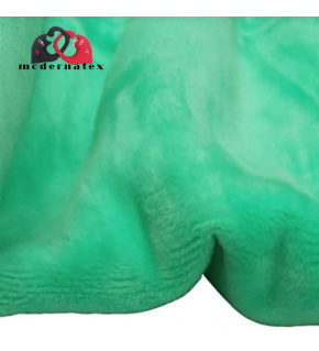 Minky fabric, solid color, 220 g/m², width 160 cm, mint
