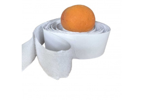 White hook and loop tape with adhesive 50 cm, width 25 mm