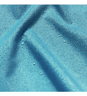 Water-repellent Oxford fabric with PU coating, 200 g/m², width 160 cm, turquoise