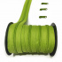 Green spiral zipper 5 mm by the meter