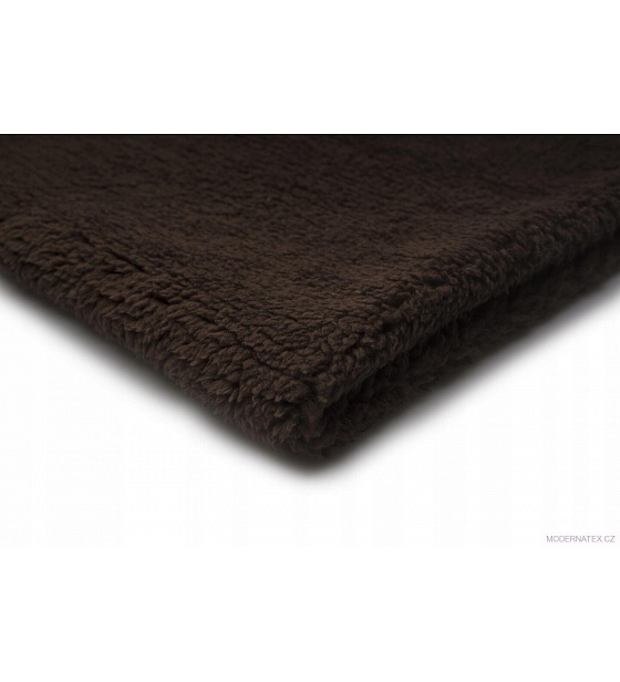 Minky LAMB color 06-dark brown 1.7 m x 0.65 m