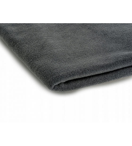 Microfleece fabric color Dk. gray 1.55 m x 0.33 m