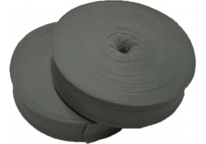 Edging strip PES 40 mm color gray