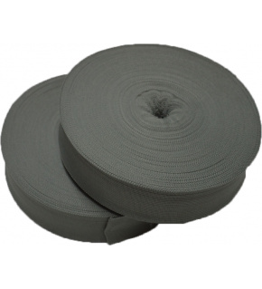 Edging strip PES 40 mm color gray