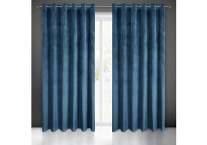 Decorative velour curtain with eyelets GRANAT 140x250 cm Decorative velour curtain with eyelets GRANAT 140x250 cm