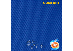 Comfort - Waterproof fabric for garden furniture and cushions, resistant to UV-WR radiation, Cornflower