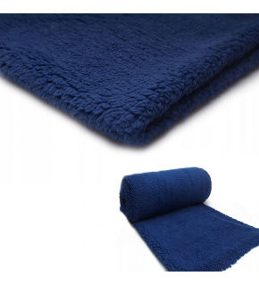 Minky Beránek, 220 g/m², width 160 cm, fabric by the meter, cornflower