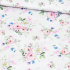 Cotton Fabric Apple Blossom Pink on White