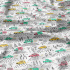 Children's cotton fabric by the meter Cars on Mint