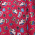 Waterproof fabric Kodura PVC coating 600D, 360 g/m², width 150 cm, unicorn on red