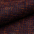 Upholstery fabric NEVADA color BLACK-ORANGE 1.4 m x 0.35 m