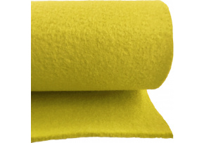 Technical felt 3 mm color Yellow, width 150 cm