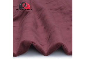 Minky microfleece solid color, color Bordeaux