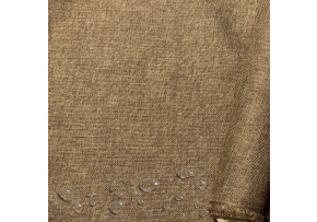 Water-repellent fabric Imitation linen, 220 g/m², width 160 cm, camel