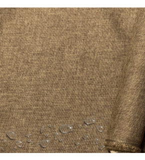 Water-repellent fabric Imitation linen, 220 g/m², width 160 cm, camel