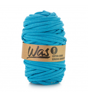 Cotton cord 9mm, 50m, color blue 280