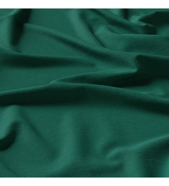 Solid-colored cotton fabric, 125 g/m², width 160 cm, emerald