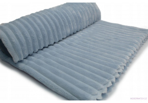 Decorative fabric Mínky Stripes, color Lt. Blue