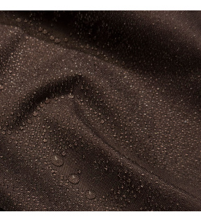Water-repellent Oxford fabric with PU coating, 200 g/m², width 160 cm, dark brown
