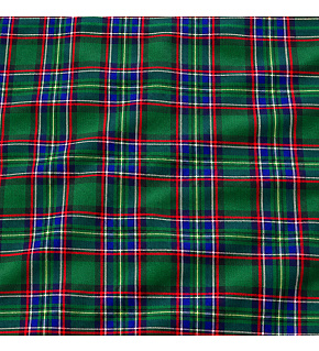 Christmas cotton fabric, by the meter, width 160 cm, Christmas motif on Green