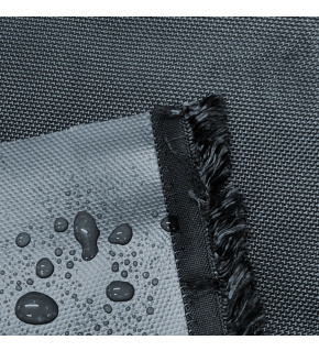 Waterproof fabric Kodura PVC coating 1680D, 546 g/m², width 150 cm, graphite