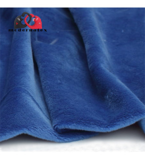 Minky fabric, solid color, 220 g/m², width 160 cm, cornflower