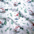 Christmas cotton fabric, by the meter, width 160 cm, Christmas pattern on White