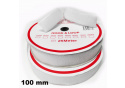 Sew-on Velcro Hook and Loop Set White 100 mm x 25 m