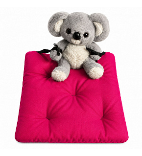Waterproof garden seat cushion Oxford pink, 40 × 40 cm