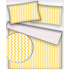 Decorative children's cotton fabrics, by the meter. Zigzag Yellow