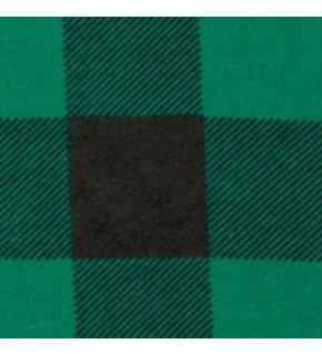 Cotton flannel fabric Check Green 4x4 cm