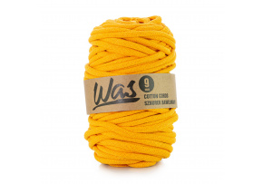 Cotton cord 9mm, 50m, dark yellow 070