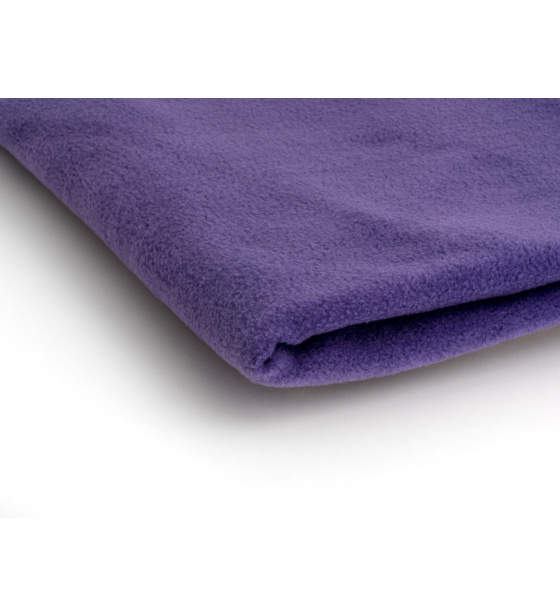 Polar fleece fabric 200 g/m², width 150 cm, purple, by the meter