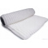 Fabric with stripes, 300 g/m², width 160 cm, by the meter, white