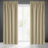 Blackout curtain with pleating tape BEIGE 135X270 cm