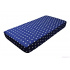 Cot bed fitted sheet cotton with elastic 120x60 cm STARS on NAVY BLUE