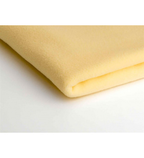 Polar fleece fabric 200 g/m², width 150 cm, vanilla, by the meter
