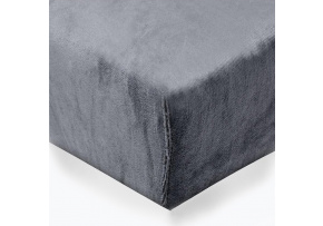 Microfleece sheet color dark. gray 180x200