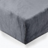 Microfleece sheet color dark. gray 180x200