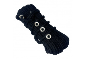 Cotton-Polyester Rope 9 mm x 25 m, color black