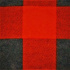Cotton flannel fabric Checkered Red 4x4 cm