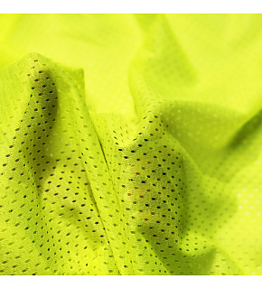 Polyester mesh for clothing Yellow neo, 2x2mm eye