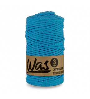 Cotton cord 3mm, 100m, BLUE Cotton cord 3mm, 100m, BLUE