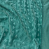 Minky fabric with hearts, 320 g/m², width 160 cm, by the meter, dark mint