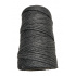 Graphite-colored braided cotton cord 40 m
