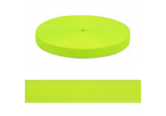 Lemovací proužek PES 20 mm barva neo žlutá