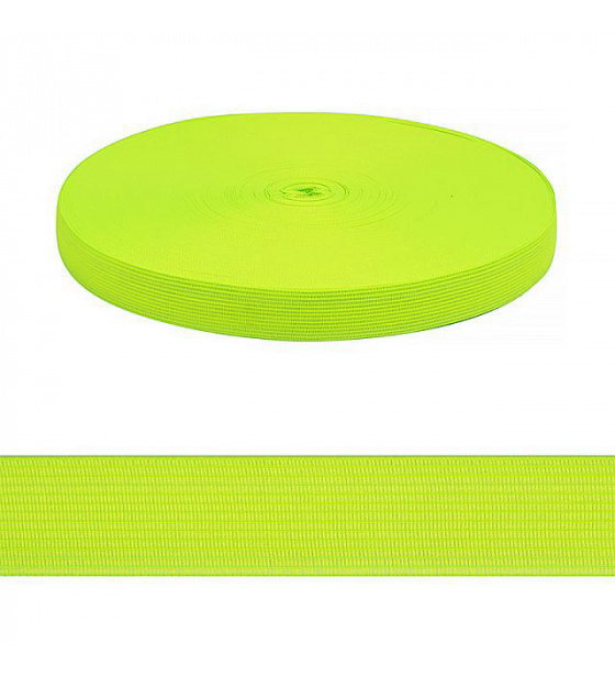 Lemovací proužek  PES 20 mm  barva neo žlutá