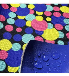 Waterproof fabric Kodura PVC coating 600D, 360 g/m², width 150 cm, multi dot