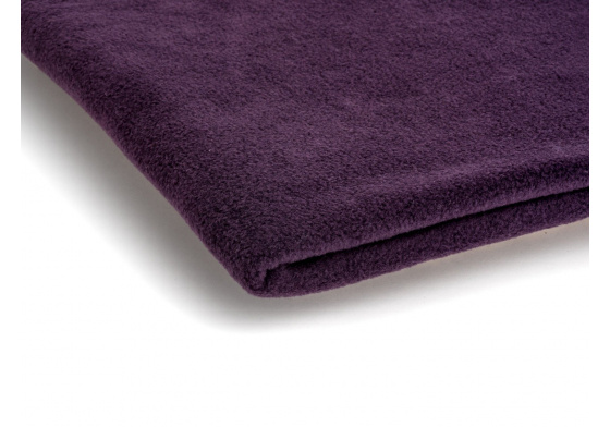 Polar fleece fabric 200 g/m², width 150 cm, plum, by the meter