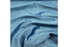 Velvet upholstery fabric Salvador Denim for furniture, by the meter - Pet Proof